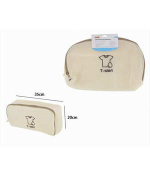 Sacchetto Lavanderia Lavatrice Lavaggio Biancheria Rete Maglia 35x2x10 Cm 59118         