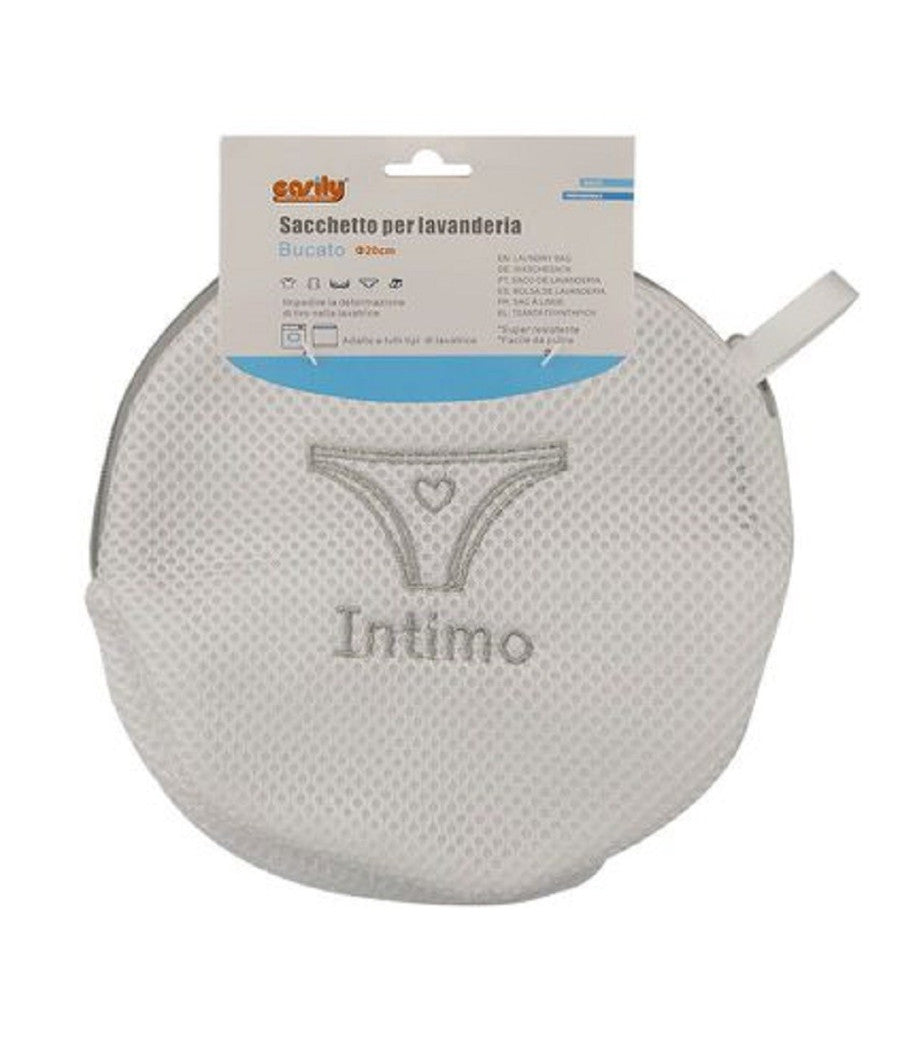 Sacchetto Lavatrice Borsa Per Biancheria Lavaggi A Rete Intimo 20cm Grigio 59376         