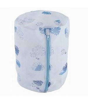 Sacchetto Per Bucato Lavaggio Rete Cerniera Biancheria 20x30cm A Fantasia 87439         