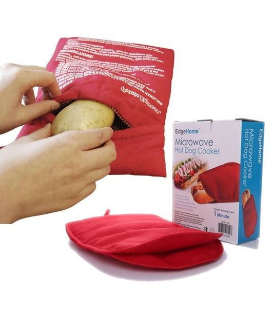 Sacchetto Per Cottura Patate Hot Dog Sacco Cuoci Al Forno A Microonde Cucina         