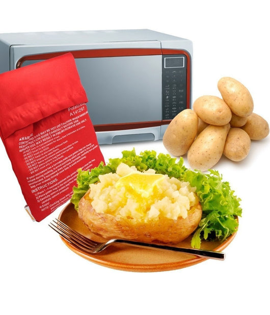 Sacchetto Per Cottura Patate Sacco Cuoci Al Forno A Microonde Potato Express         