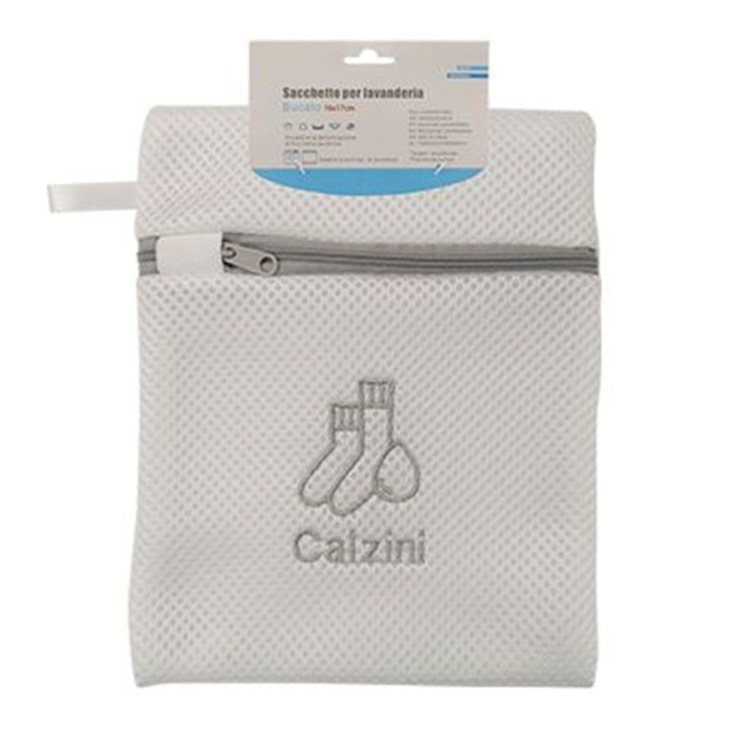 Trade Shop - Sacchetto Rete Per Lavanderia Lavatrice 18x22 Cm Biancheria Intimo Calzini 59374         