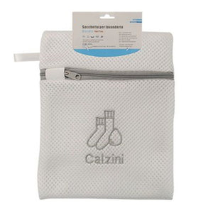 Trade Shop - Sacchetto Rete Per Lavanderia Lavatrice 18x22 Cm Biancheria Intimo Calzini 59374         