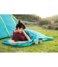 Sacco A Pelo Evade 5 Coperta 205x90 Cm Borsa Per Trasporto Chiusura A Zip 68101         