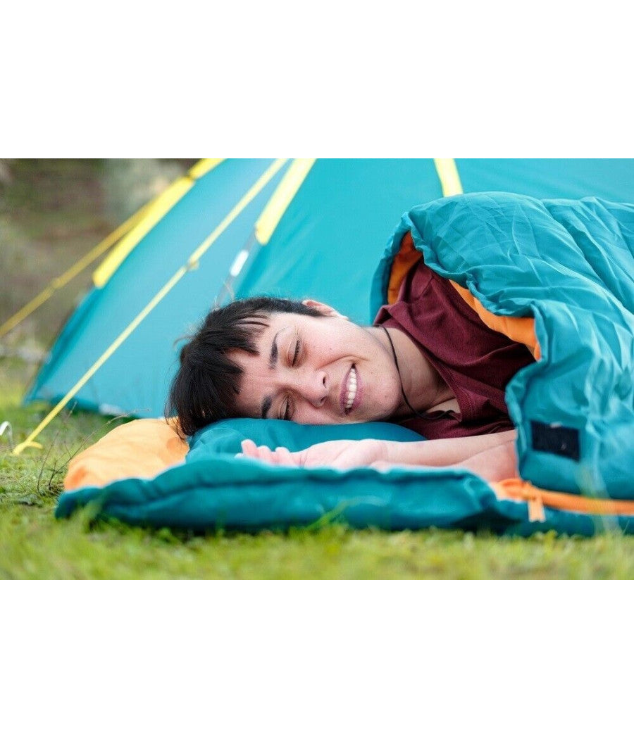 Sacco A Pelo Evade 5 Coperta 205x90 Cm Borsa Per Trasporto Chiusura A Zip 68101         