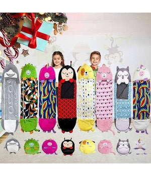 Sacco A Pelo Nanna Per Bambini Da 2 A 6 Anni In Tessuto Cotone 120x40 Set Asilo         