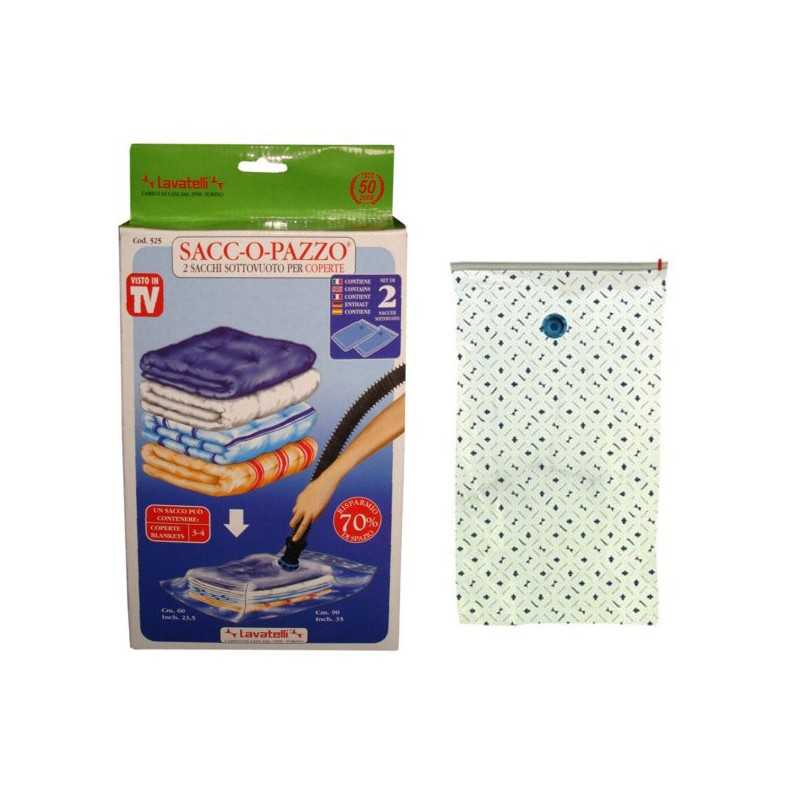 Sacco Abiti Sottovuoto pz.2 60X50X 78 Lavatelli