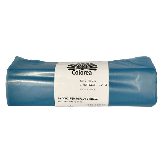 'SACCO PER MACERIE cm. 50x80 azzurri - cf.10 pezzi'
