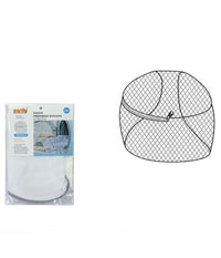 Sacco Rete Fine Forma Sferica Salvabiancheria Proteggi Bucato Con Zip 25cm 59993         