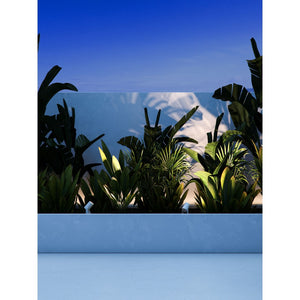 Sair - Faro a led a picchetto rotondo 10W IP65 Bianco 3000K - Luce da giardino per piante o siepe h36cm - Beneito faure