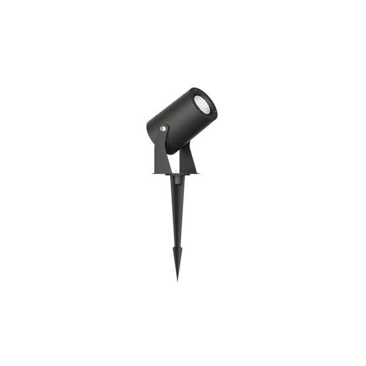 Sair XL - Faro a led a picchetto rotondo 20W IP65 Nero 3000K - Luce da giardino per piante o siepe h38cm - Beneito faure