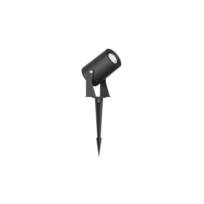 Sair XL - Faro a led a picchetto rotondo 20W IP65 Nero 3000K - Luce da giardino per piante o siepe h38cm - Beneito faure