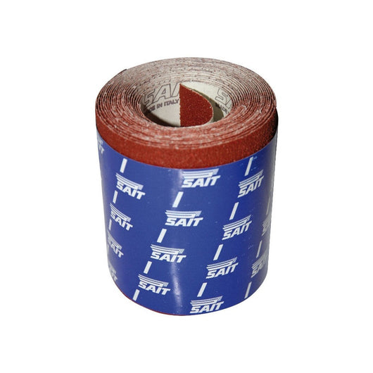 Sait saitex grana 40 carta vetrata abrasiva telata per legno ferro smalto vernici 1mt larghezza 120mm