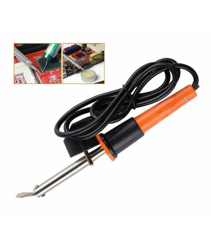 Saldatore A Stilo Con Punta Curva Stagno 40w Elettrico Saldatura Fili Cavi 92292         