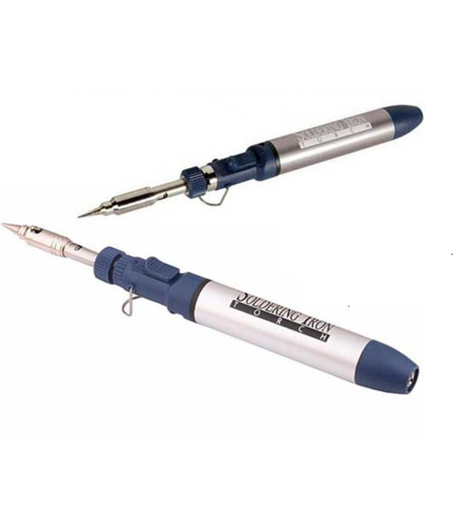 Saldatore Metallica Con Torcia A Gas Professionale Ricaricabile 3 In 1 Portatile         