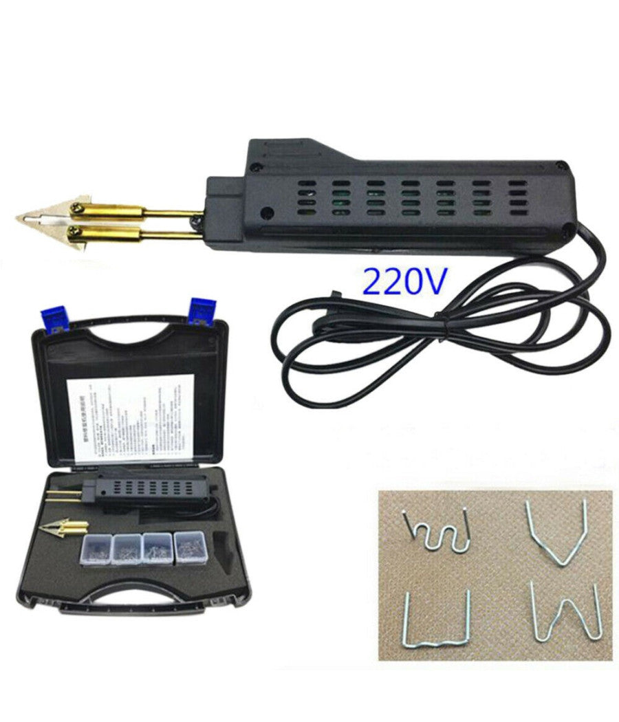 Saldatore Per Riparazione Paraurti Plastica Auto Con Graffette Cucitrice A Caldo         