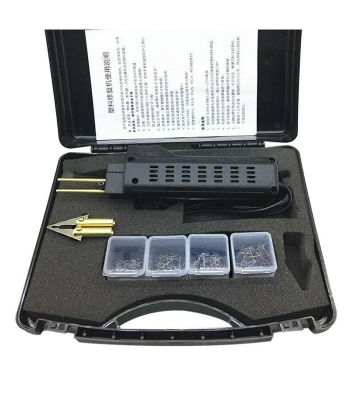 Saldatore Per Riparazione Paraurti Plastica Auto Con Graffette Cucitrice A Caldo         