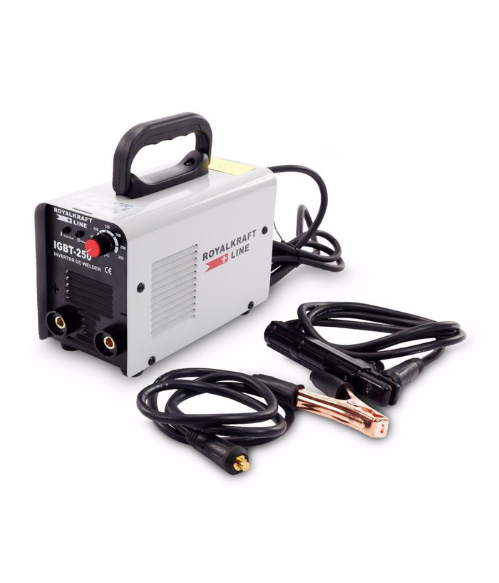 Saldatrice A Elettrodo Elettrica Inverter Igbt Saldatura 250a Fabbro Cavo 2mt         