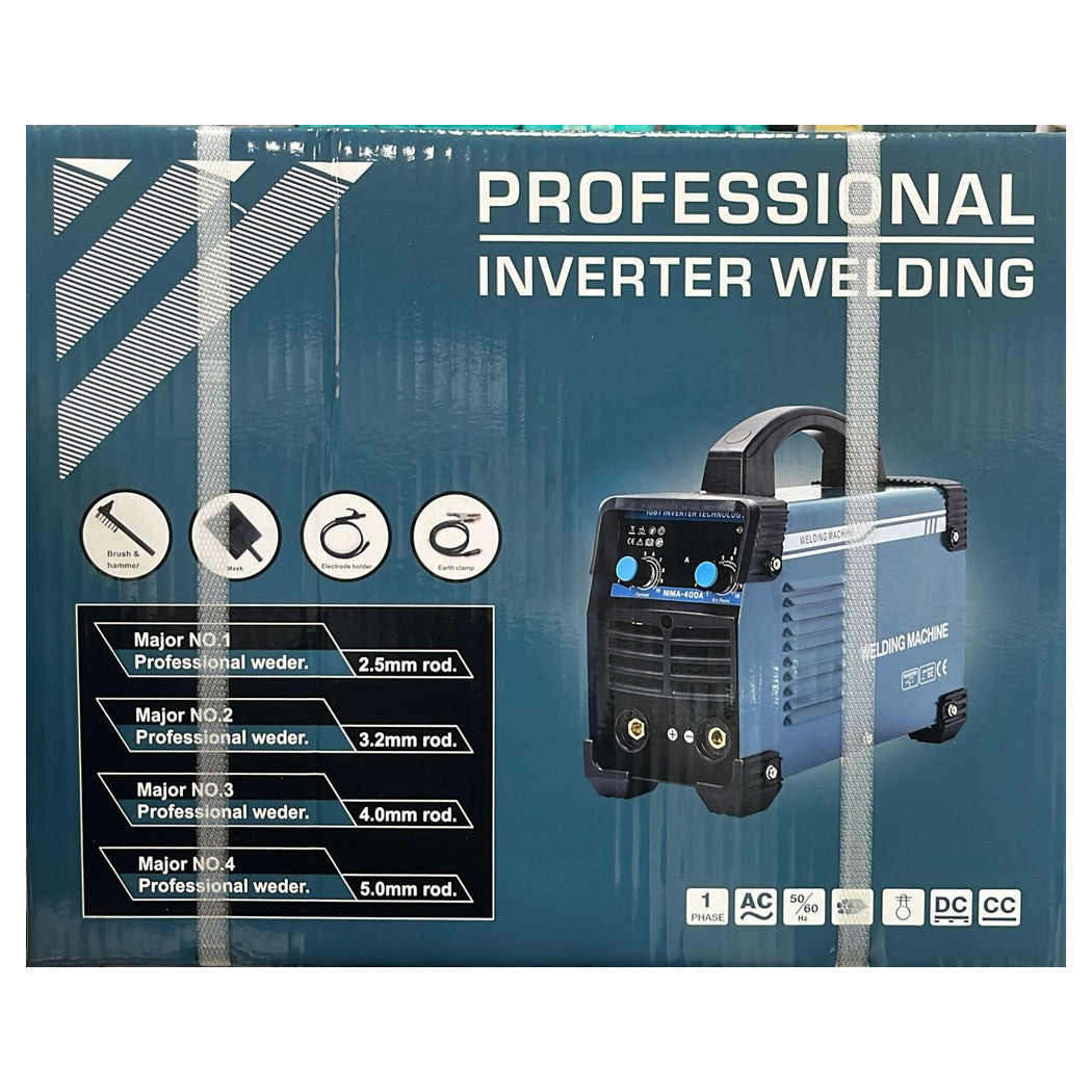 Trade Shop - Saldatrice Elettrica Saldatura Inverter Elettrodo Professionale 400 Ampere Mma-400a         