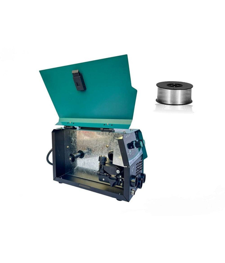 Saldatrice Mig A Filo Continuo No Gas 200 A Mma Elettrodo + Bobina Mig-200a         