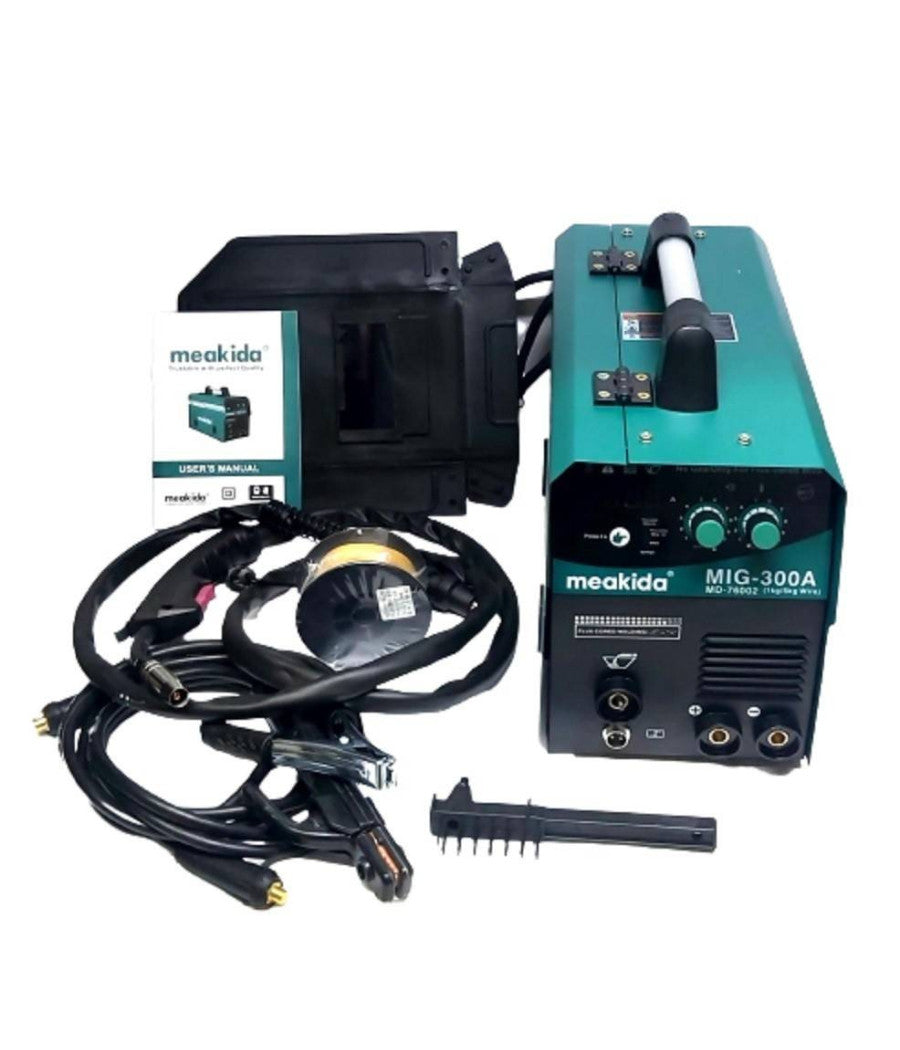 Saldatrice Multifunzione Mig/mma Filo Continuo No Gas + Elettrodo 1-5 Kg 300a         