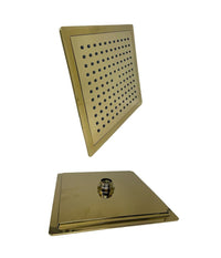 Saliscendi Bagno Colonna Doccia Miscelatore Oro Soffione Quadrato Doccetta 87305         