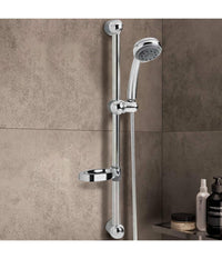 Saliscendi Con Soffione Doccia 8 Funzioni Getti Asta 60 Cm Cromato Bagno Vasca         