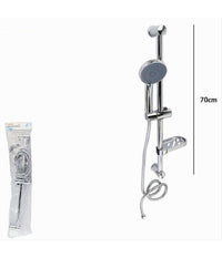 Saliscendi Doccia Bagno Asta Colonna 70 Cm Portasapone Doccetta Multigetto 79821         