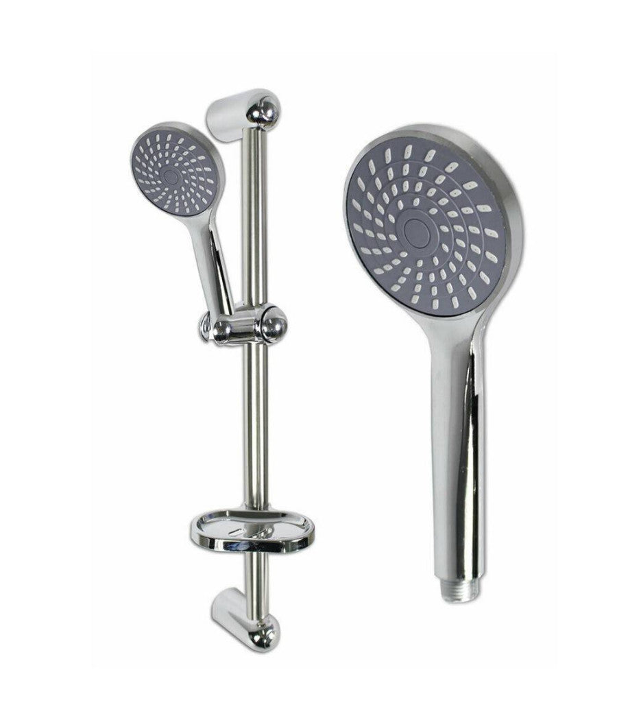 Saliscendi Doccia Bagno Colonna Soffione Doccetta Multigetto Portasapone 69133         