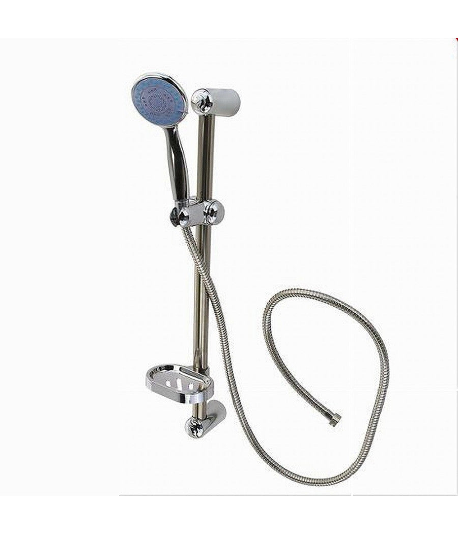 Saliscendi Doccia Bagno Con Asta Colonna Porta Sapone Doccetta Multigetto 59690         