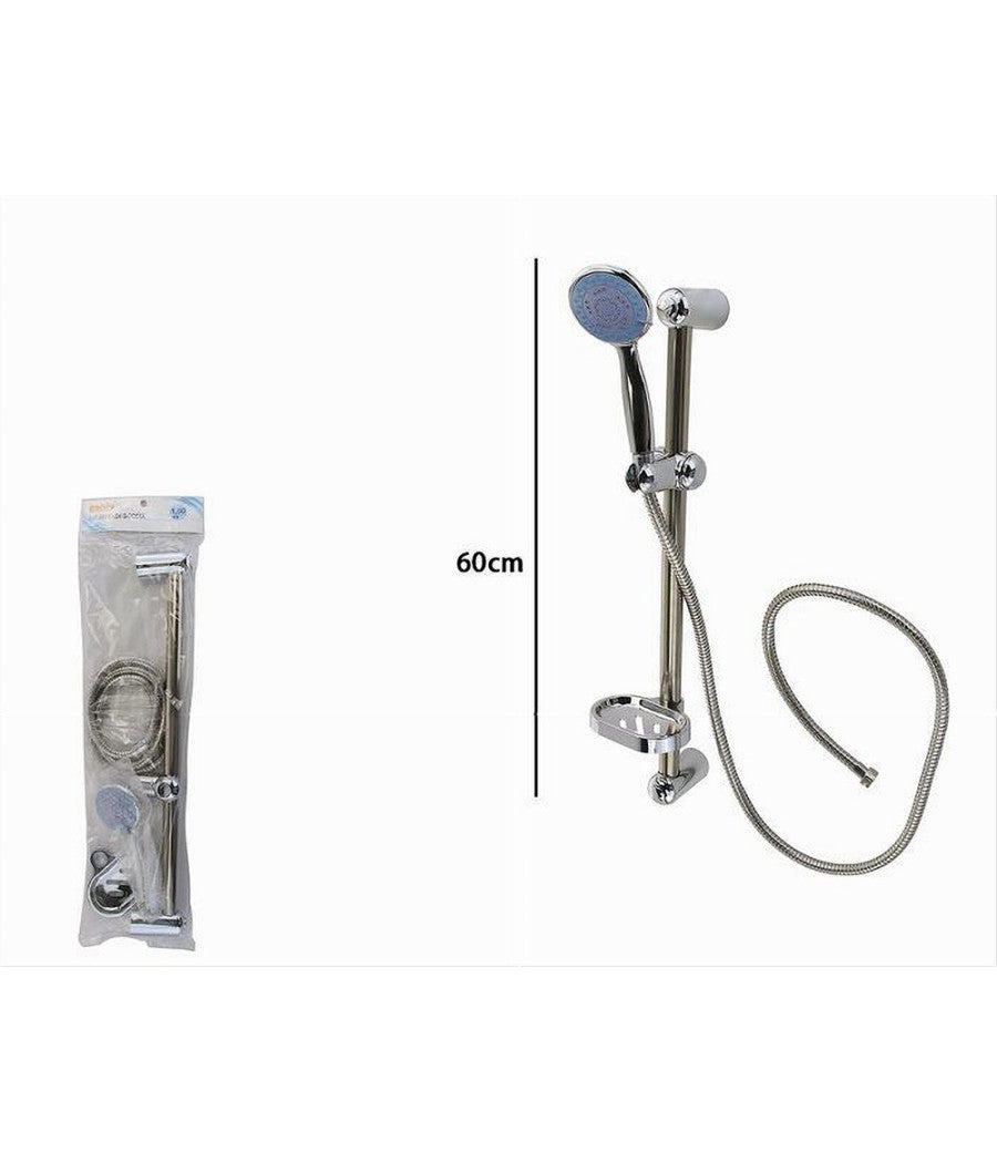 Saliscendi Doccia Bagno Con Asta Colonna Porta Sapone Doccetta Multigetto 59690         