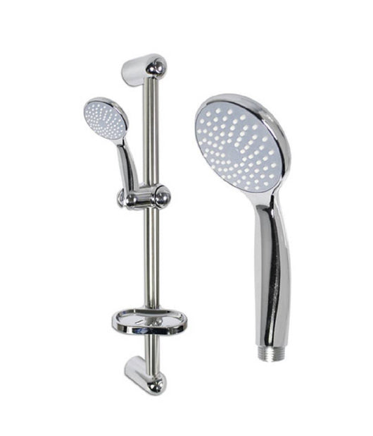 Saliscendi Doccia Bagno Soffione Doccetta Multigetto Tubo Con Portasapone 69131         