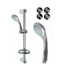 Saliscendi Doccia Con Soffione Doccetta Multigetto Asta Con Portasapone 69132         