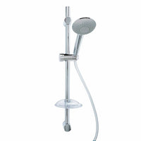 SaliscendiÊ doccia model. Ares in ottone cromato ABS con doccetta a 3 getti metaform