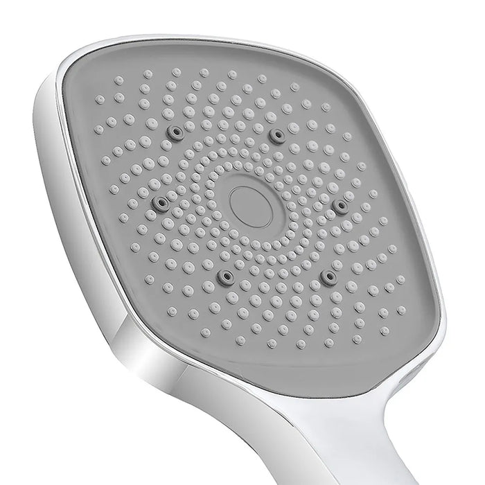 Saliscendi doccia regolabile 60 cm con doccetta quadrata monogetto