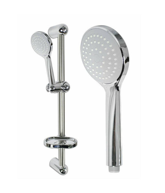 Saliscendi Doccia Tubo Con Soffione Doccetta Asta Colonna Con Portasapone 69135         