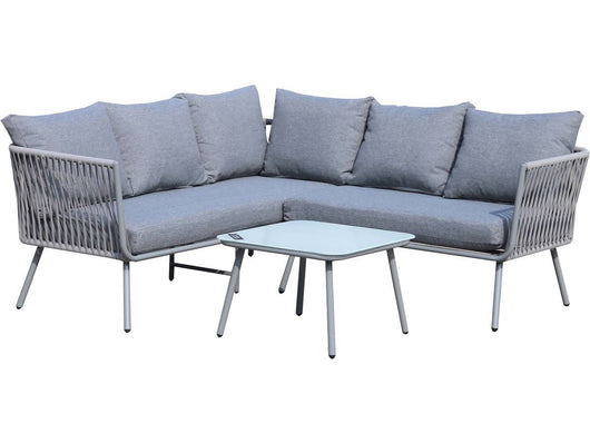 Salotto da Giardino  in corda intrecciata "Zanzibar"