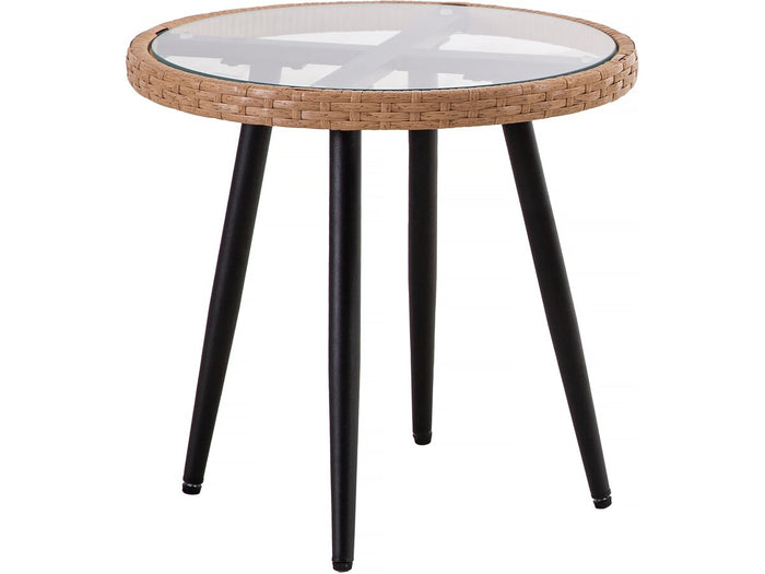 Mobile da giardino in rattan "Vela" - 2 posti - Marrone