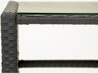 Mobile da giardino in resina intrecciata "Louisa" - 5 posti - Marrone