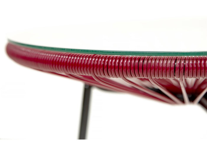 Set da giardino Acapulco "Liana" - 2 posti - Rosso