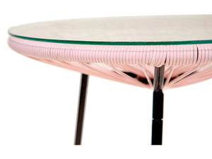 Set da giardino acapulco "Liana" - 2 posti - Rosa