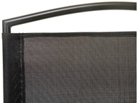 Mobile da pranzo da giardino in metallo "Maude" - 4 posti - Nero