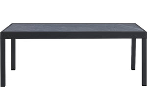 Set da pranzo da giardino "Lagos" - 200/320 x 105 x 76 cm - 10 sedie - Grigio chiaro