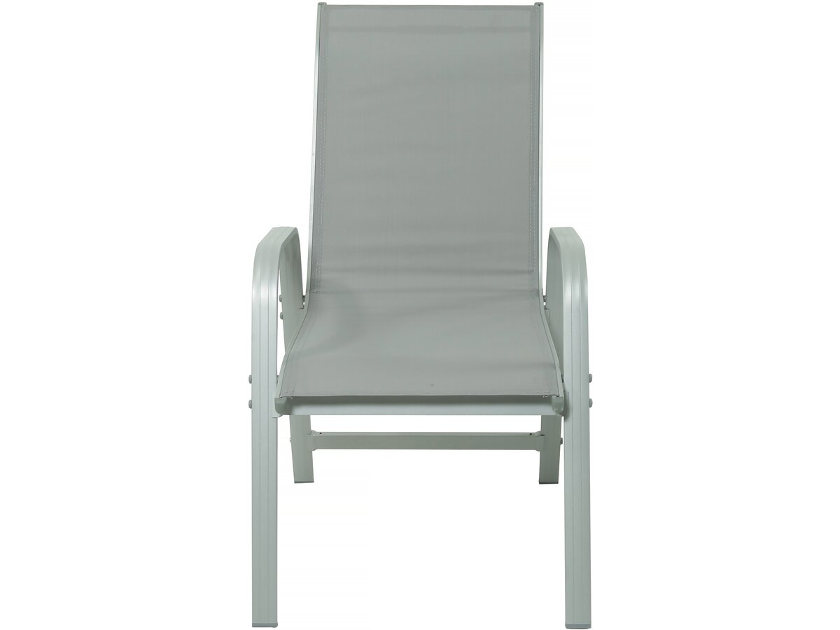 Set da pranzo da giardino "Lagos" - 200/320 x 105 x 76 cm - 10 sedie - Grigio chiaro