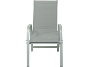 Set da pranzo da giardino "Lagos" - 200/320 x 105 x 76 cm - 12 sedie - Grigio chiaro