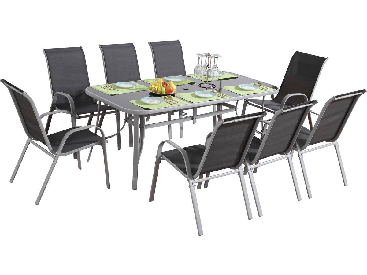 Mobili da giardino "Cordoba XL 180" - Phoenix - Grigio scuro