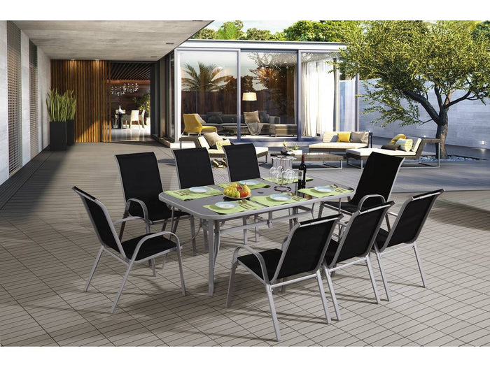 Mobili da giardino "Cordoba XL 180" - Phoenix - Nero