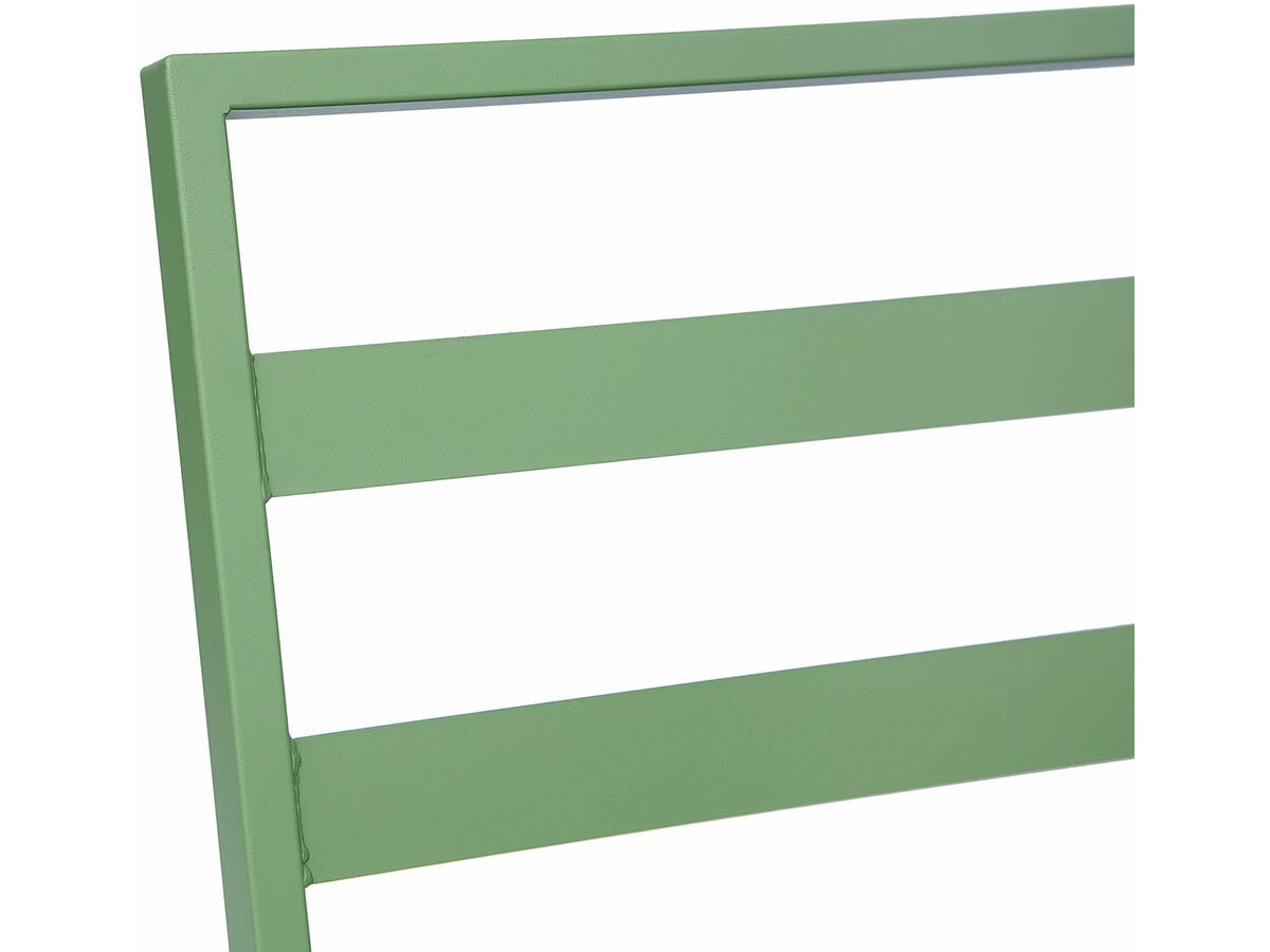 Set di mobili da giardino in metallo "Queens" - 4 posti - Verde