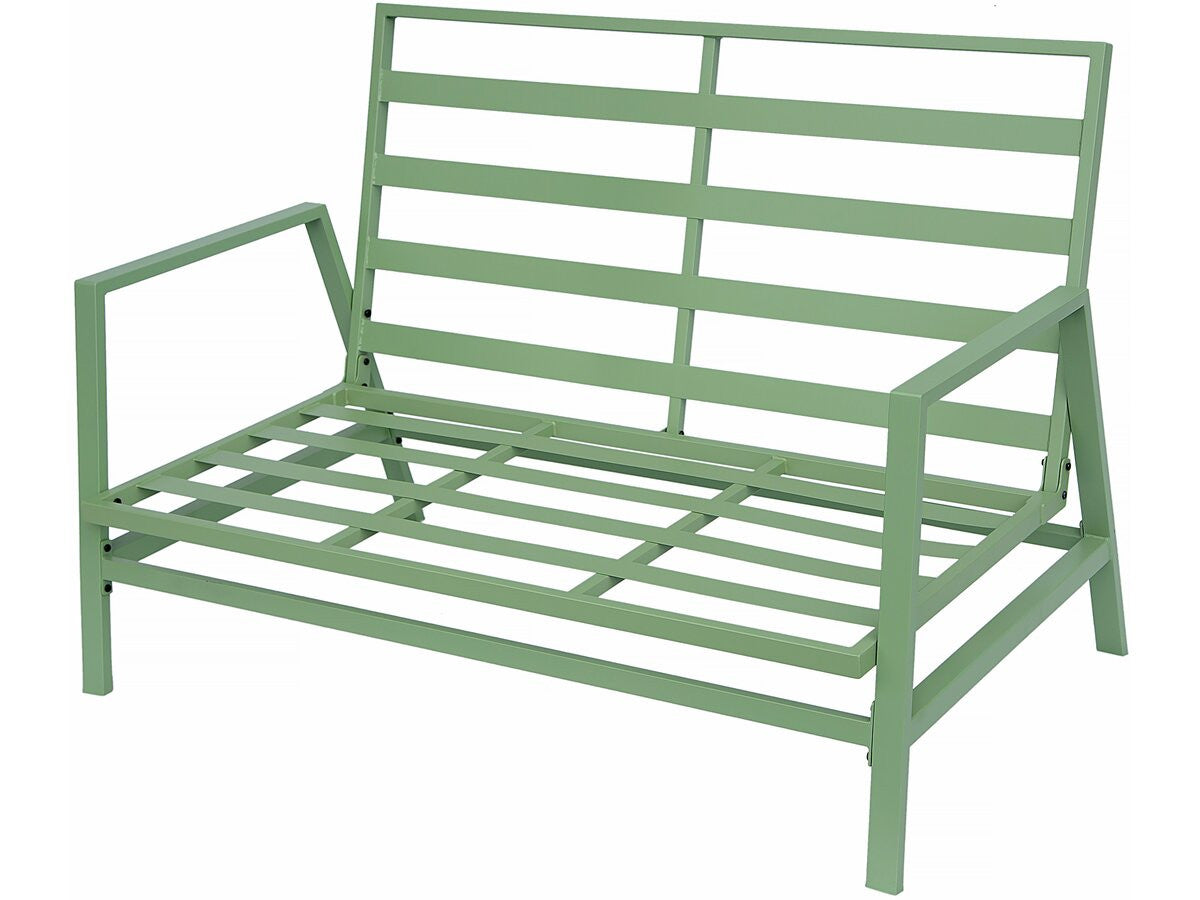 Set di mobili da giardino in metallo "Queens" - 4 posti - Verde