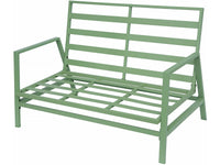 Set di mobili da giardino in metallo "Queens" - 4 posti - Verde